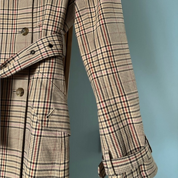 Express Plaid Trench Coat - Picture 14 of 14
